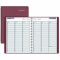 At-A-Glance 8 x 11 in. Weekly Appointment Book, Simulated Leather - Burgundy AT464872